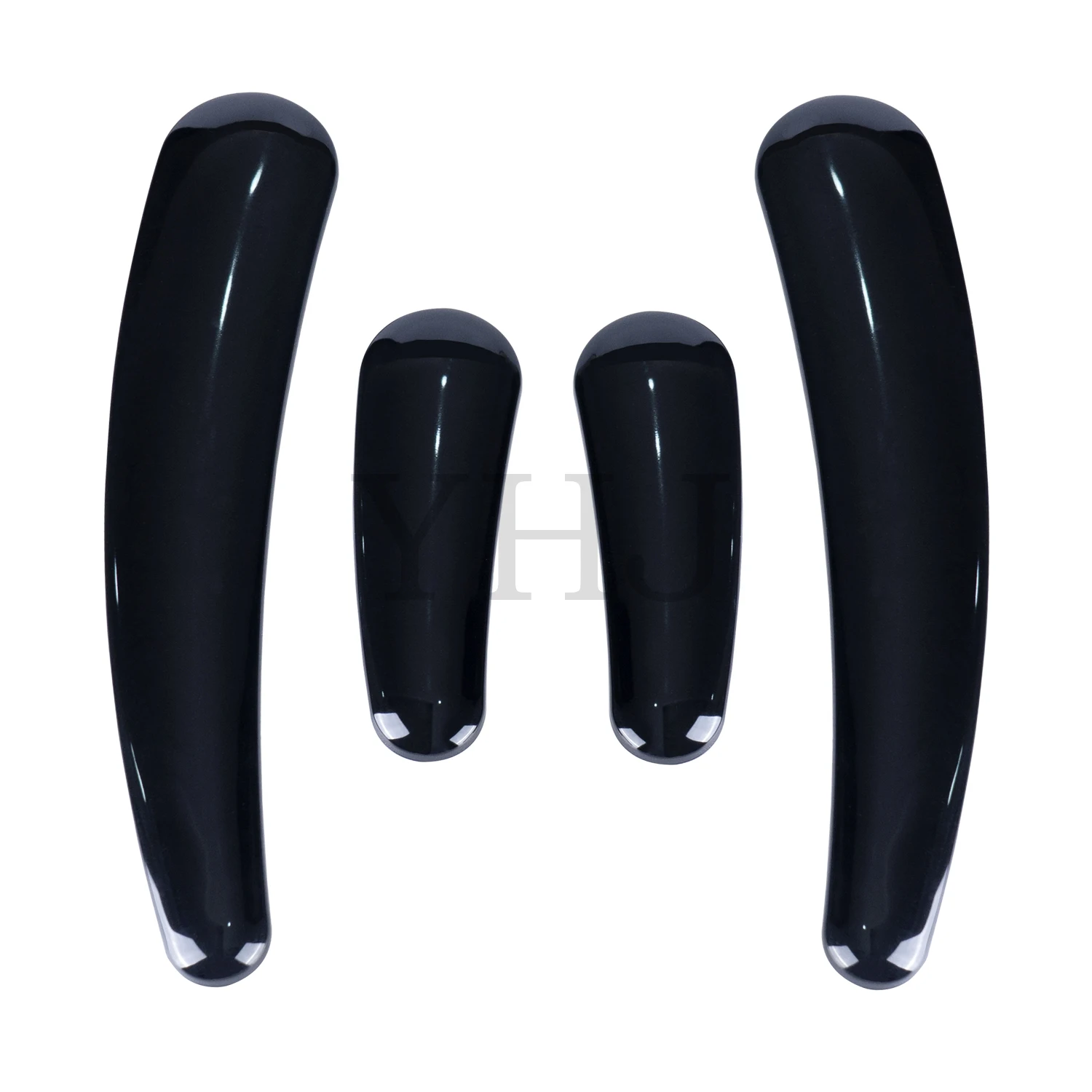 4 قطعة ABS البلاستيك دراجة نارية Swingarm الإطار إدراج ل هارلي سوفتيل FLS FLSTN FXSTC 2008-2017 أسود