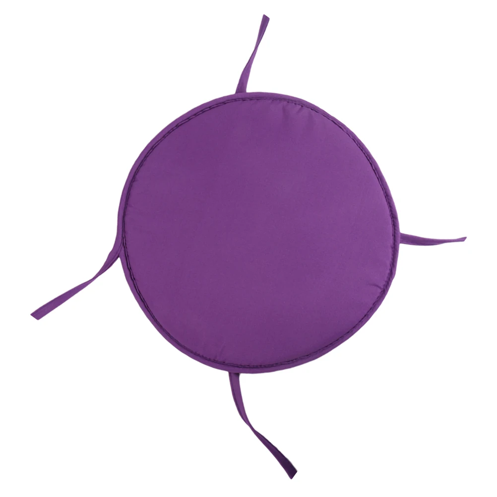 

Round Seat Sponge Seat Cushion Sponge Pillows Chair Purple Student Home Office Car Decor Straps Polyester Foam