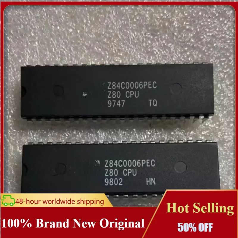 1-100PCS Z84C0006PEC Z84C0006PEC Z80 NEW Original Genuine Chip Packing 40-DIP Hot Selling