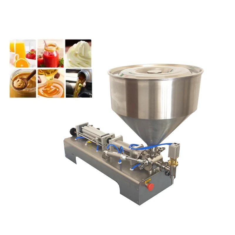 10-1000ML Electric Pneumatic Single Head Paste Filling Machine Bee Toothpaste Sauce Skin Care Product Filling Machine
