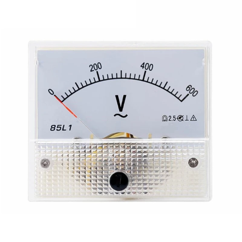 85L1 Voltmeter Class 2.5 Analog Voltmeter Panel Meter Test Dropship