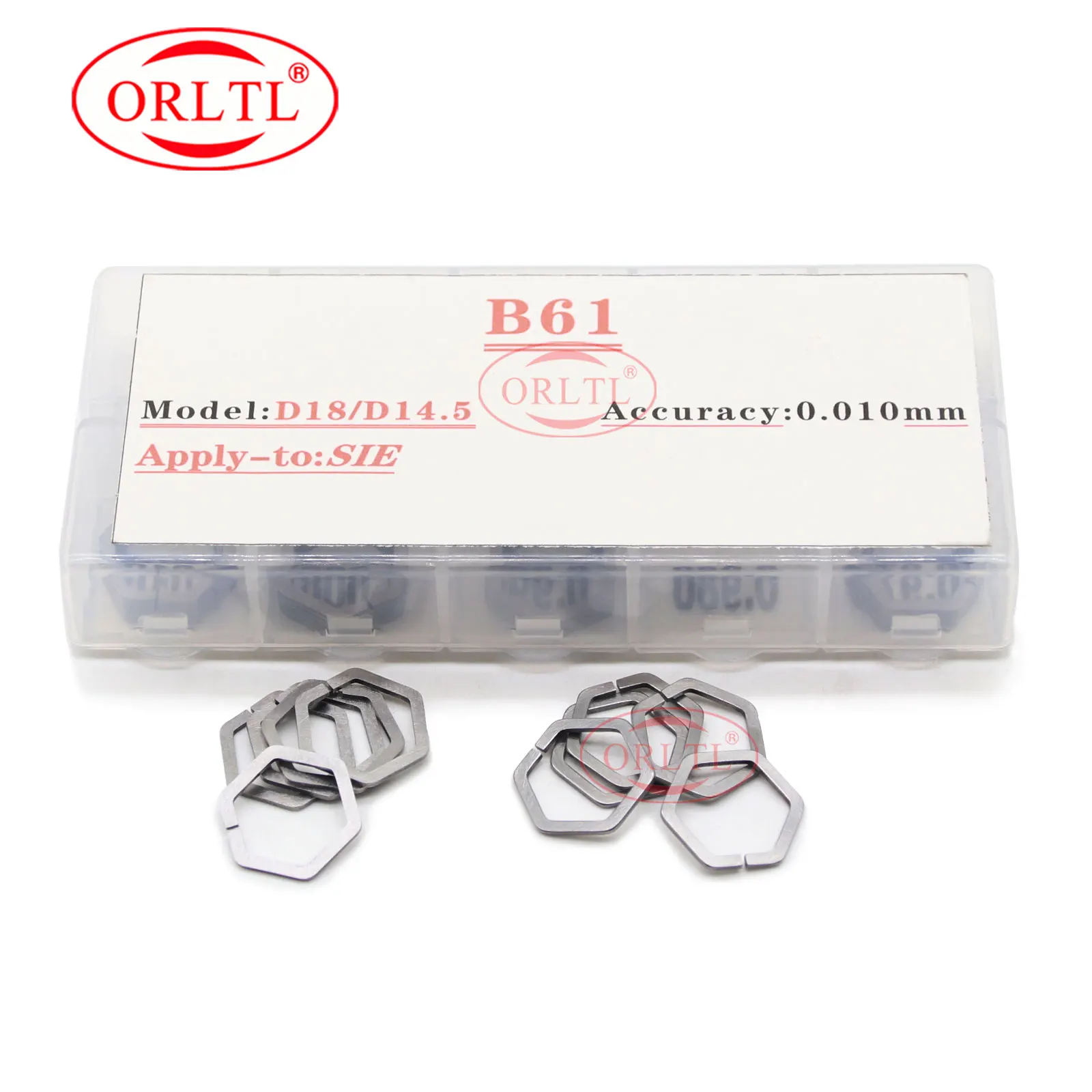 50PCS Adjusting Shims Size 0.97mm-1.06mm B61 Washers For Siemens Injectors Solenoid Valve Gasket  A2C59513554