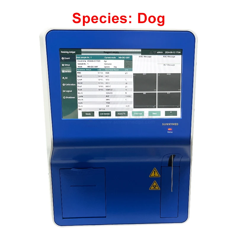 SY-B500_Vet  Popular Veterinary  Analyzer 5 Part coagulation Analyzer
