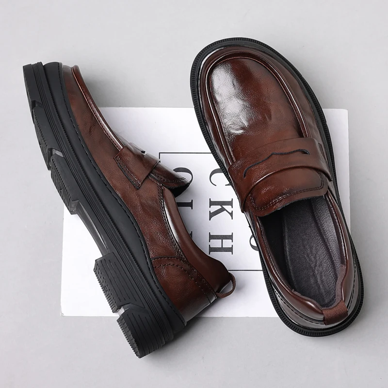 Men laofers slip on Driving Moccasins Comfortable  Loafer Shoes Men\'s Casual Shoes genuine Leather Loafers Flats Shoes for Man