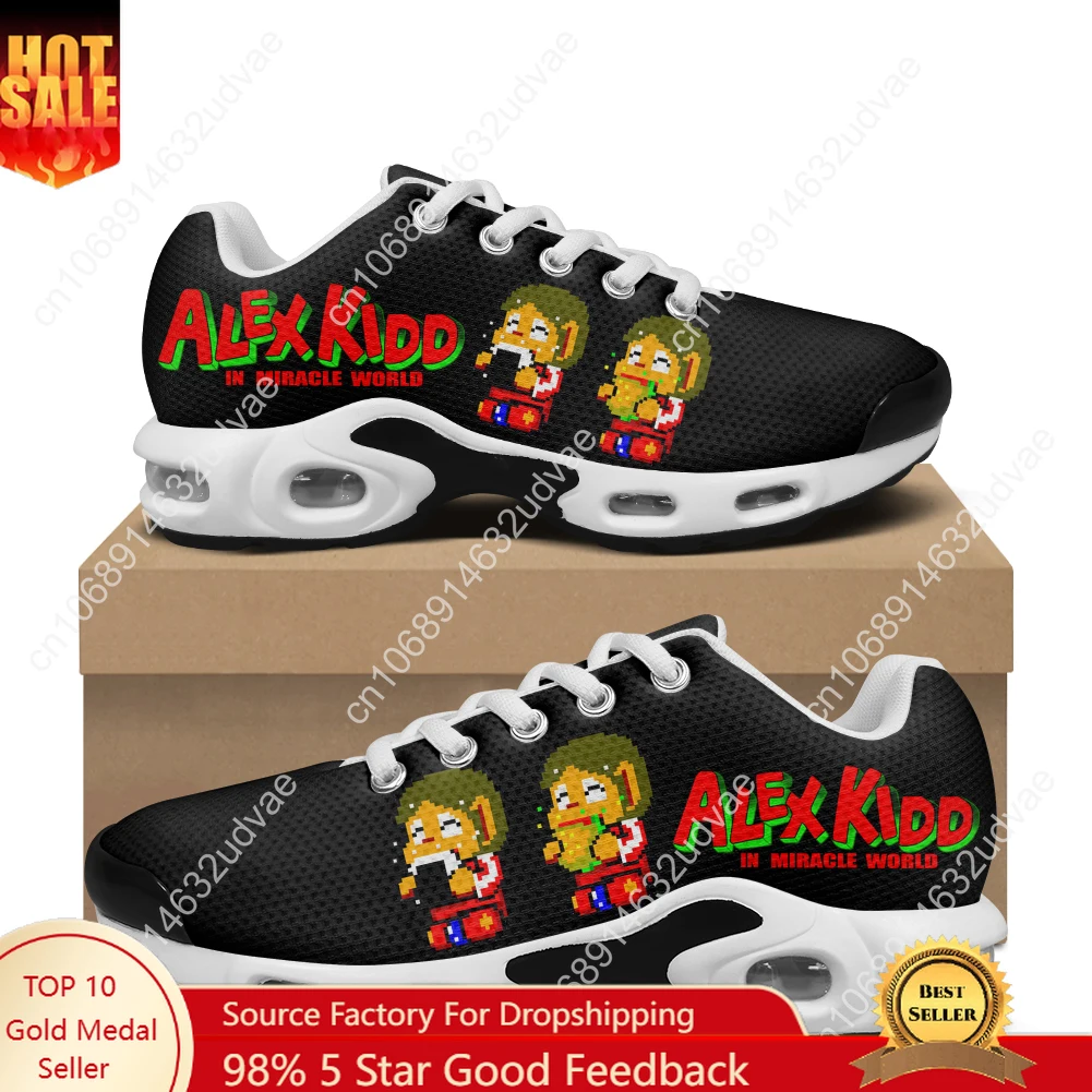 

Alex Kidd Air Cushion Sneakers Mens Womens Teenager Lightweight Sports shoes High Quality Custom Leisure Mesh Sneaker