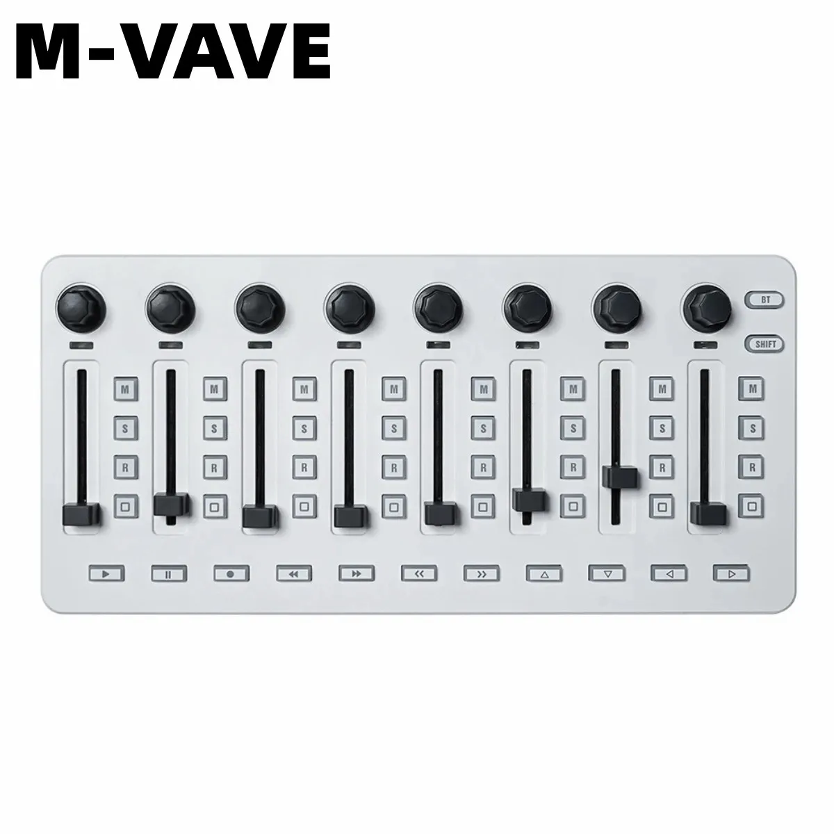 M-VAVE SMC-Mixer وحدة تحكم MIDI لاسلكية خلط وحدة التحكم اتصال Type-C توريد USB لنظام التشغيل Windows/Mac/Ios/Android قابلة للشحن