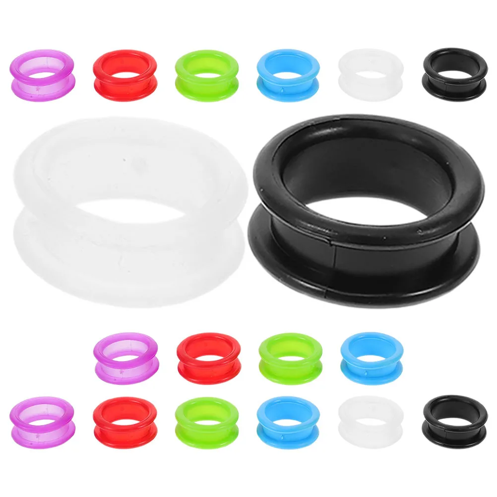 18 قطعة من واقيات أصابع السيليكون الملونة مقابض غير قابلة للانزلاق لمقصات شعر الحلاق مقص الحيوانات الأليفة معدات حماية السلامة