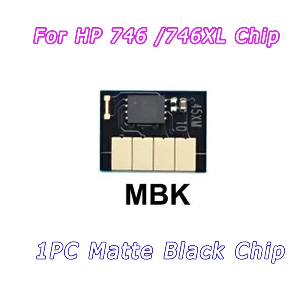 Chip de impressora 746 300ml para hp746 746xl 746 chip de cartucho de tinta para hp designjet z6 z9 + 746xl plotters de grande formato chip único