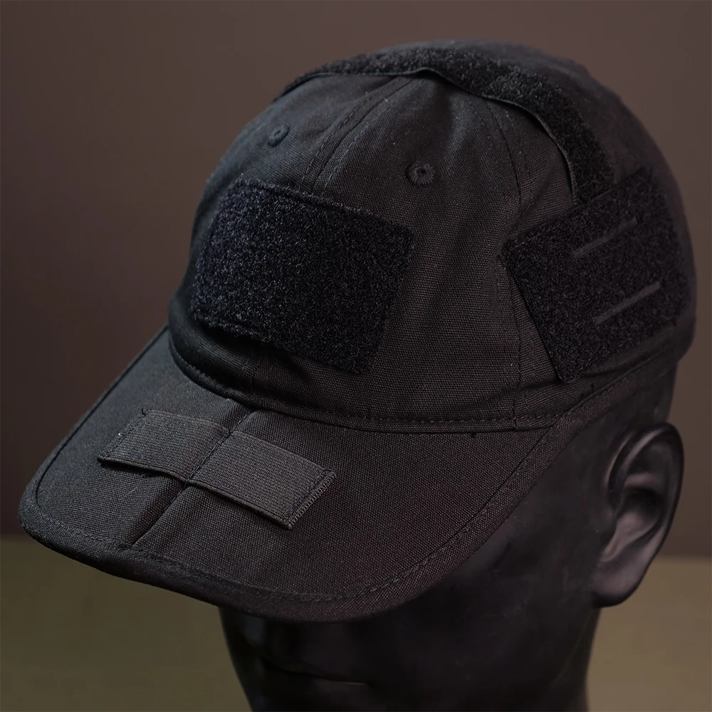 Tactical Baseball Cap Black Wolf Brown Storage Folding Hat