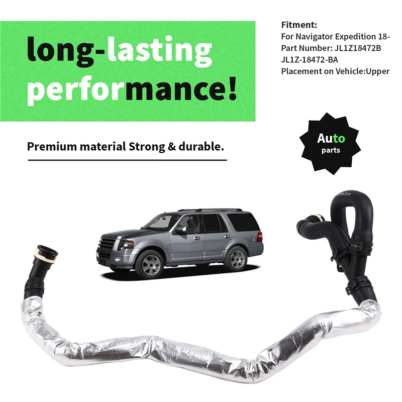 

Efficientt-автомобильный воздухозаборный шланг для воды JL1Z18472B JL1Z-18472-BA для Ford Navigator Expedition 2018-шланг для теплого воздуха двигателя