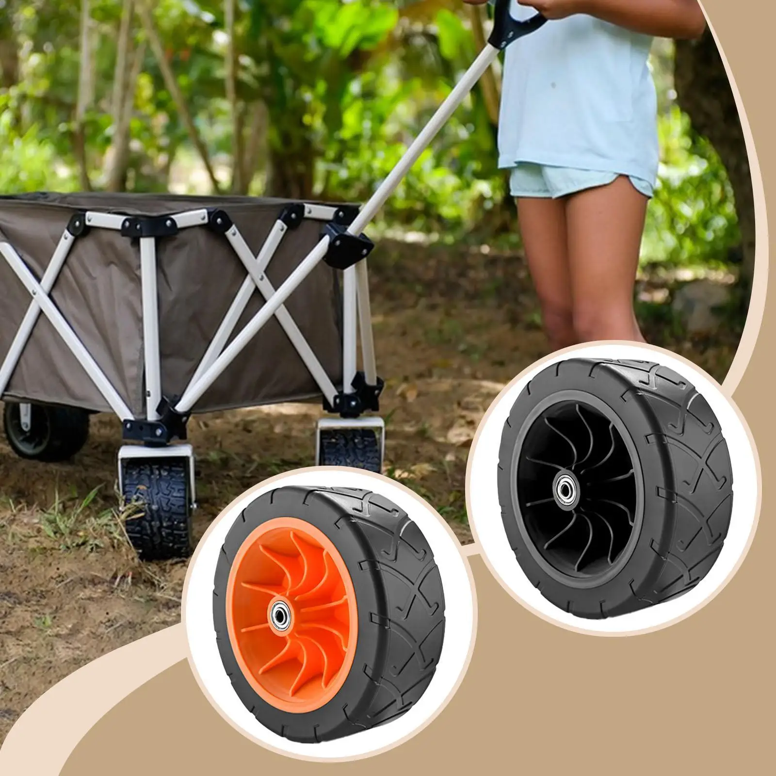 

Складное сменное колесо для унитаза, 19 см, гладкое, тихое, подвижное колесо для пляжной тележки, сверхмощное колесо для пляжа, уличного ручного грузовика