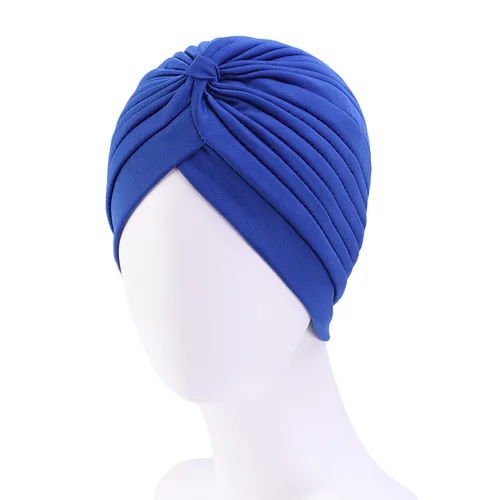 Imagen 2 del producto Gorro turbante elástico para mujer, hiyab musulmán, hiyab interior femenino, gorro indio árabe sólido, pañuelo para la cabeza, sombrero, accesorios para la pérdida de cabello