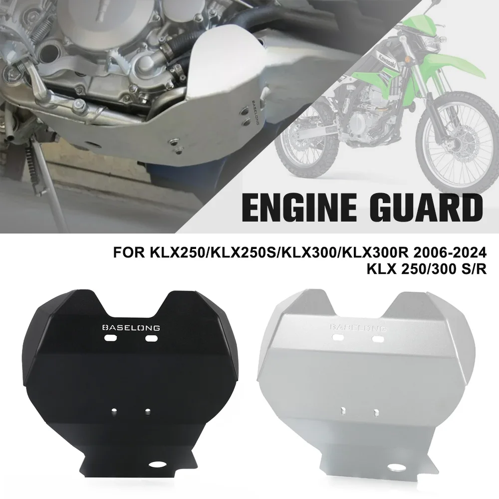 

Для Kawasaki KLX250/KLX250S/KLX300/KLX300R 2006-2024 KLX 250/300 S/R защитная пластина Bash защита рамы под защитной крышкой двигателя