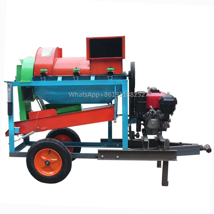 

Multifunctional farm Rice wheat beans corn paddy sheller thresher machine Mini small multi crop Sorghum millet thresher machine