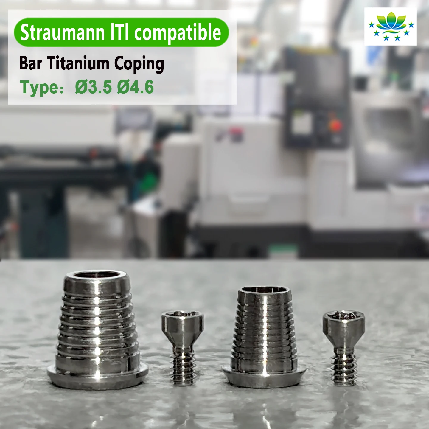 For Straumann Multi Unit Abutment Ti Base Grade 5 Titanium CAD CAM Screw Retained Dental Prosthesis OEM ODM Lab Factory Direct