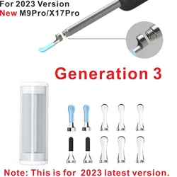 Bebird M9Pro/M9s X17Pro Original Ear Replace Tips (Only For Genaration 3 Version Device) Accessory Tool 8PCs Set