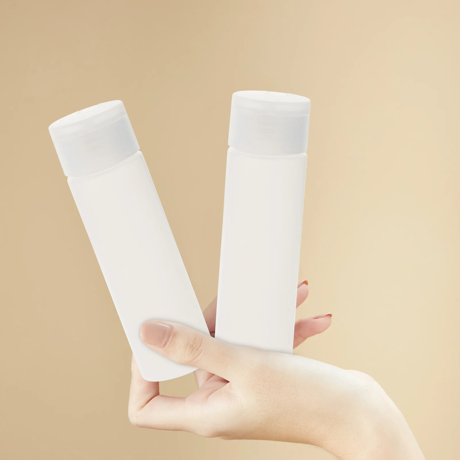 

2pcs Leakproof Squeeze Bottles 100Ml Travel Sub Bottle For Storage Refillable Liquid Container Dispensing Bottle