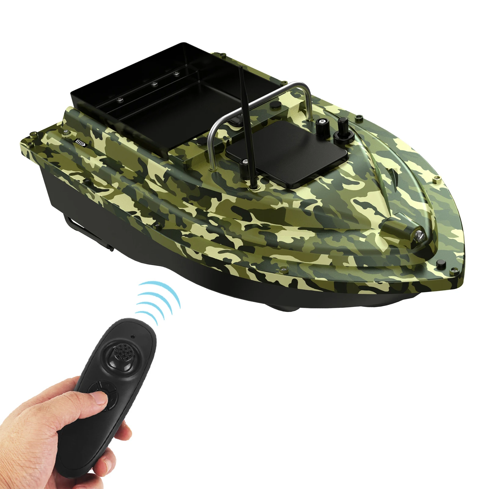 D16 400-500m Remote Range control ship Wireless Remote Control Fishing Bait Boat Fishing Feeder Fish Finder Device 4.4lb