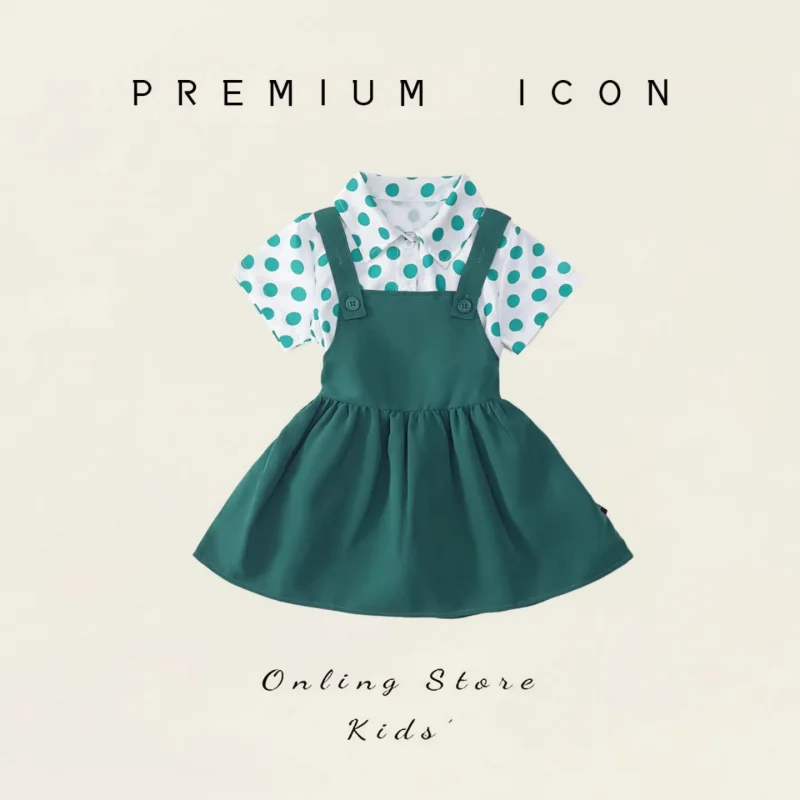 

Children's suspender skirt set2026Boys' and girls' college-style kindergarten class uniforms, performance outfits, two-piece sho