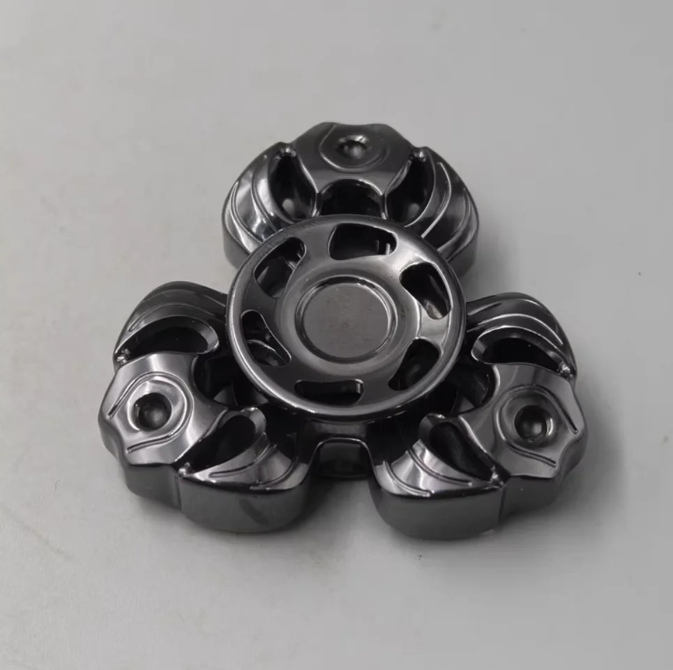 Used EDC Kais Red Flame Zirconium spinner fidget decompression toy