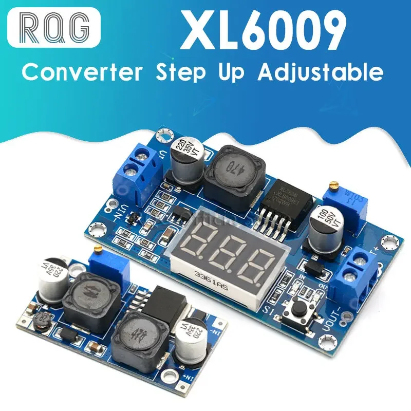 XL6009 Boost Converter Step Up Adjustable 15W 5-32V to 5-50V DC-DC Power Supply Module High Performance Low Ripple