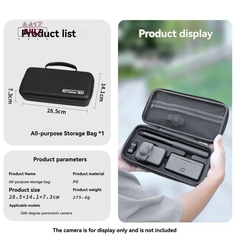 Bolsa de almacenamiento A41Z-For DJI SOMO 360, caja protectora para cámara, carcasa dura portátil para cámara deportiva, accesorio para cámara de viaje