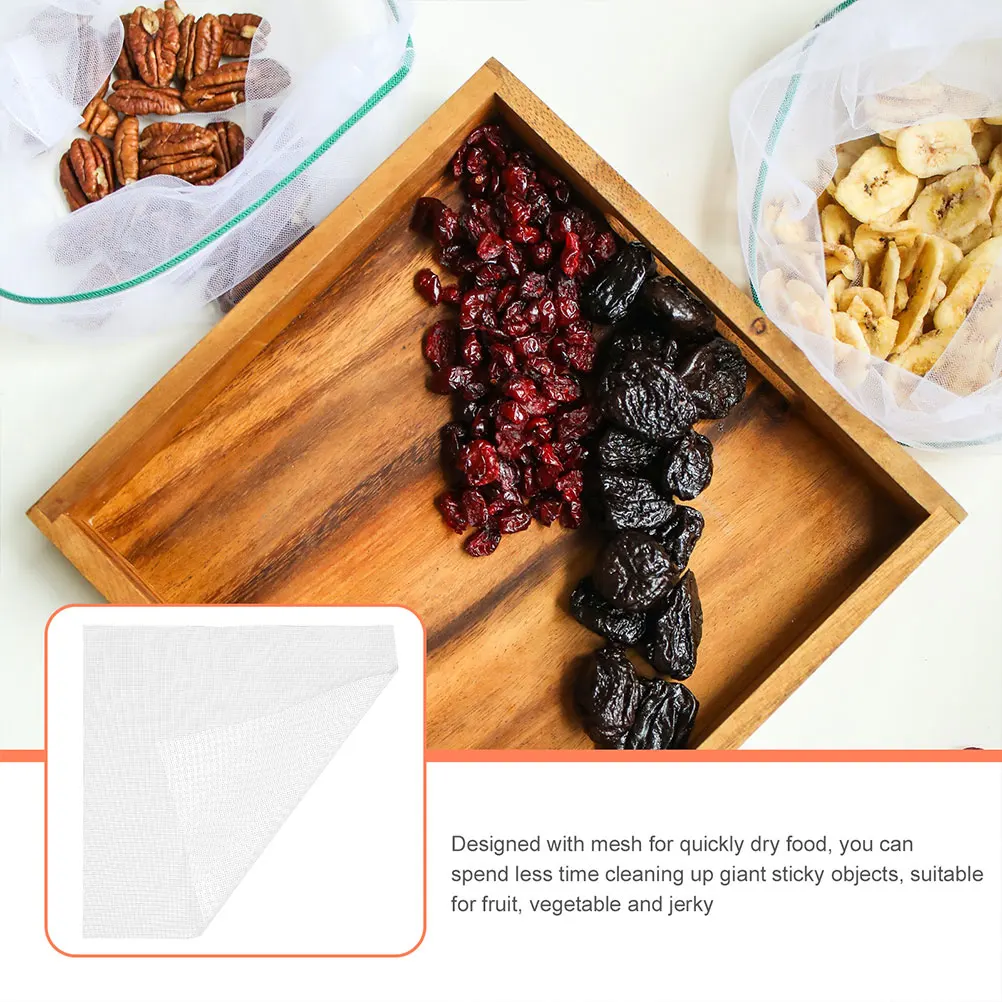 

3Pcs Silicone Dehydrator Sheets Reusable Food Dryer Pads Non Stick Fruit Vegetable Dehydrating Liners Silicone