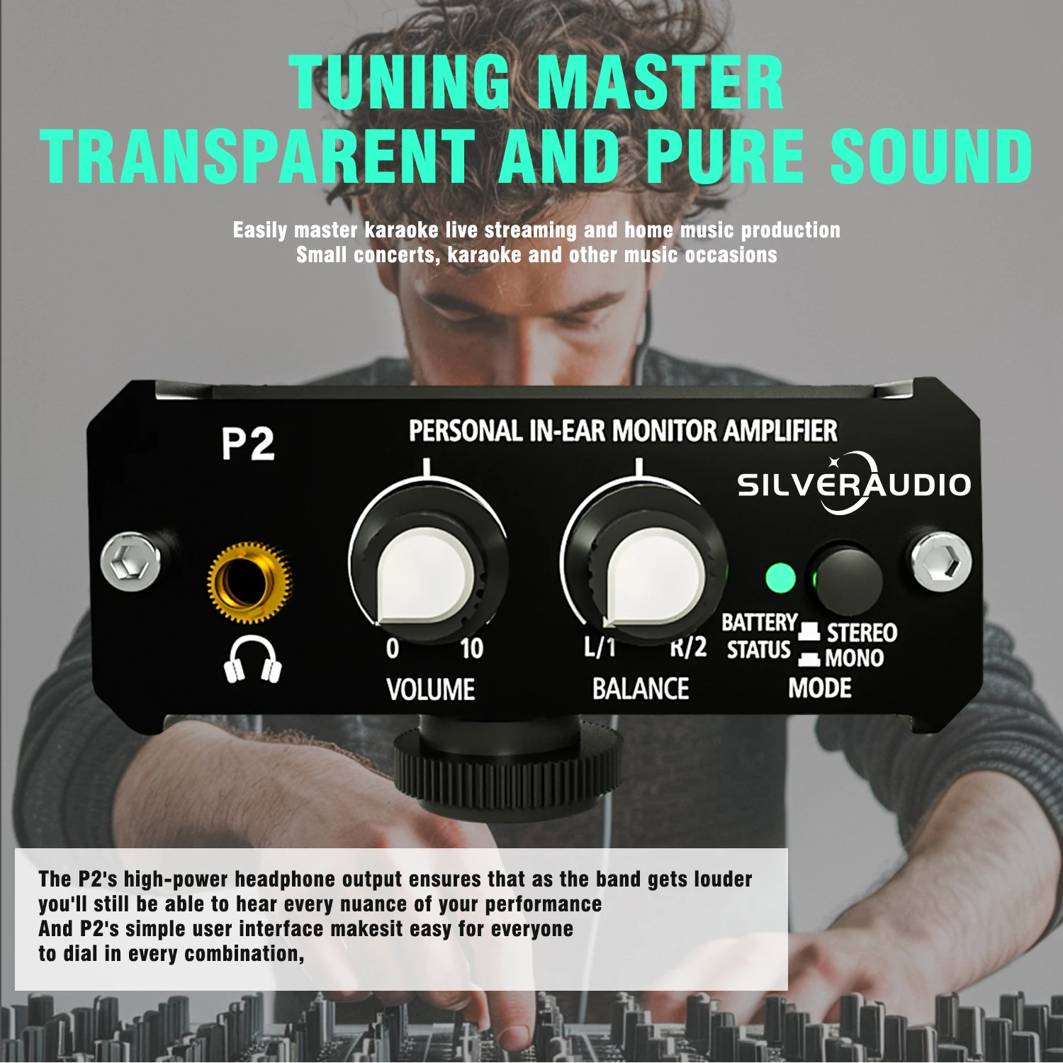 Imagem -06 - Headphone Amplificador para Instrumento Balanced Input Performance Distribuidor 2-way Ear Return Xlr Gax-p2