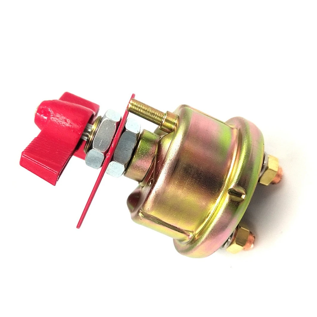 Battery Disconnect Switch Knob Type Battery Power Cut Off Isolator Main Power Switch with Lock Bracket