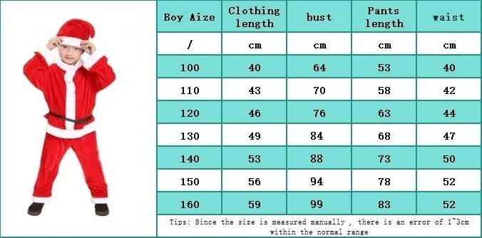 أزياء عيد الميلاد للأطفال لعام 2025، مجموعة أزياء تنكرية للأولاد والبنات سانتا كلوز، أزياء عصرية حمراء كلاسيكية، للأطفال وT