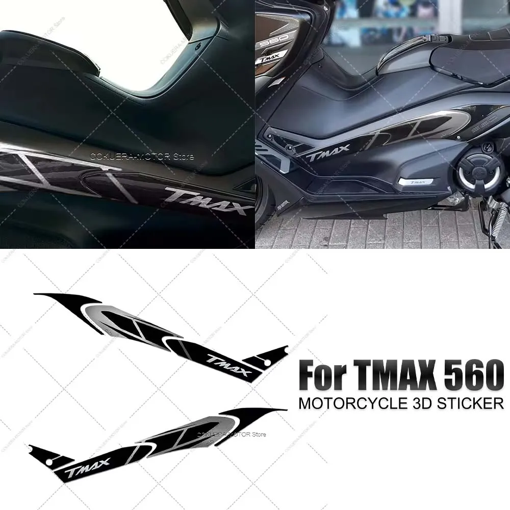 

For TMAX560 Tmax560 tmax560 Motorcycle 3D protection decorative stickers motorcycle accessories 3d stickers