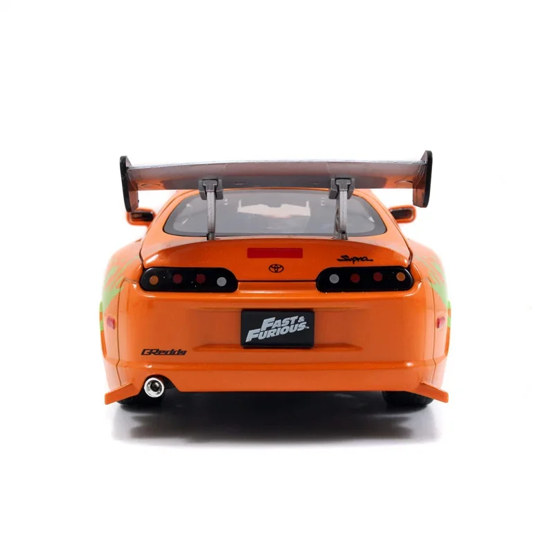 Toyota Jada Supra Model Car for Boys, Metal Diecast, Carro e Acessórios, Brinquedos, 1:24, Rick e Morty, 1995