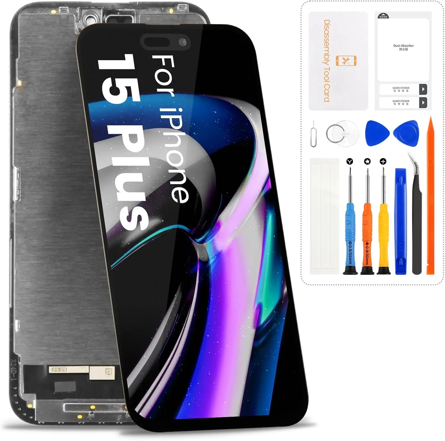 

Замена экрана для iPhone 15 Plus, LCD-дисплей для iPhone 15 Plus, сенсорный экран в сборе