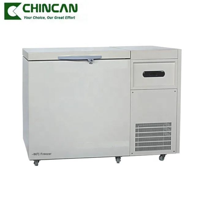 CHINCAN DW-86W120 -86 Degree 120L Medical Deep Freezer Ultra Refrigerator Low Temperature Fridge Freezer Chest Freezers