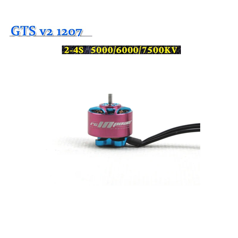 4PC RCINPOWER GTS V2 1207 5000/6000KV 3-4S 7500KV 2-3S มอเตอร์แบบไม่มีแปรงสำหรับโดรนอาร์ซีสำหรับแข่ง FPV