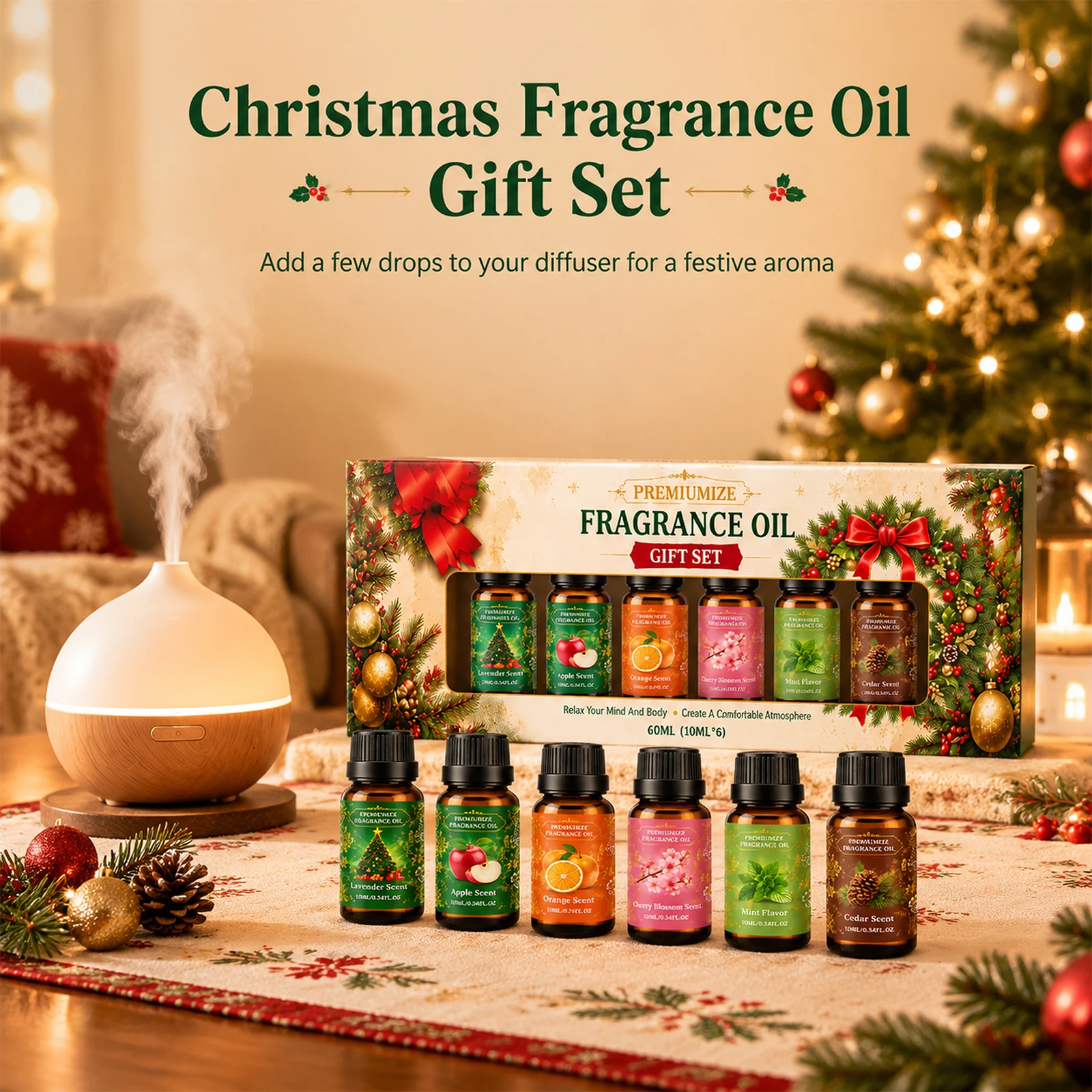 Christmas Fragrance Oil Gift S - Home Fragrance Gift recension och pris