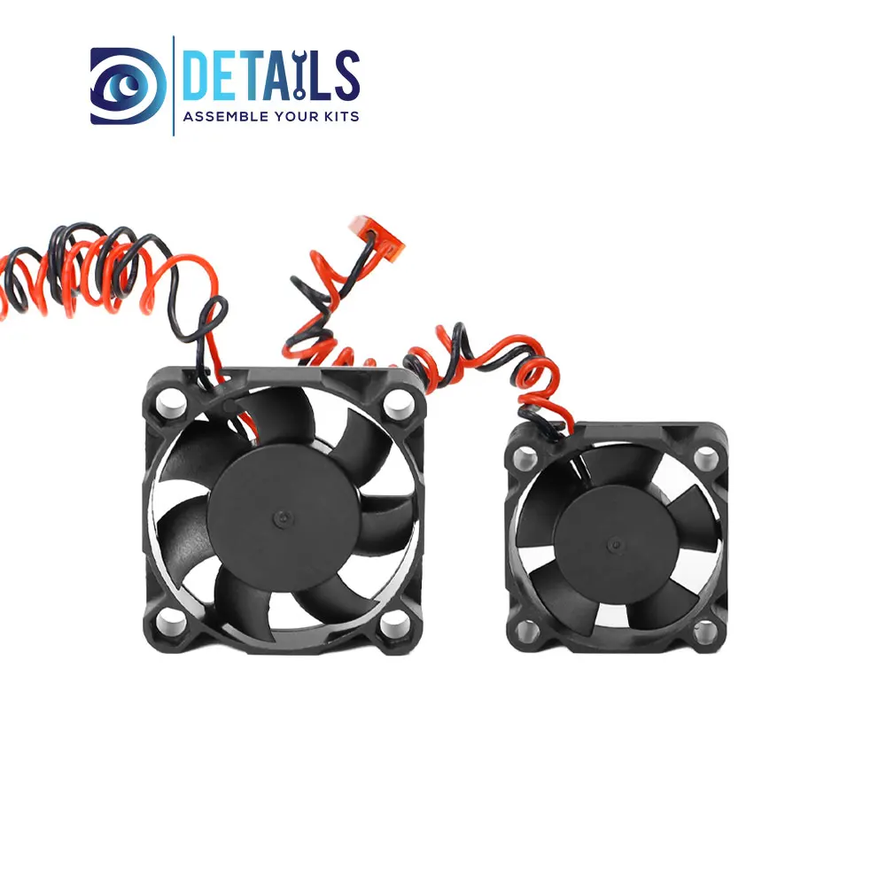 

Hobby Details 4.8-8.4V Fan for ESC and Motor 14000RPM A：40x40x10mm B：30x30x10mm