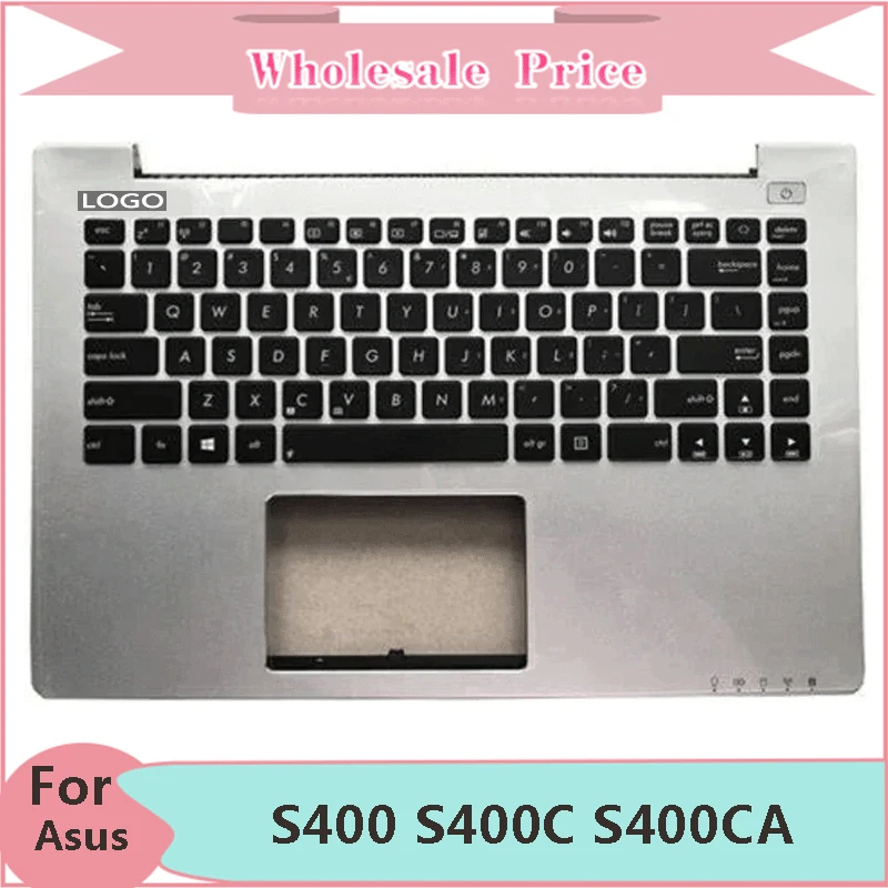 

New Original For ASUS S400 S400C S400CA Laptop Palmrest Case Keyboard US English Version Upper Cover