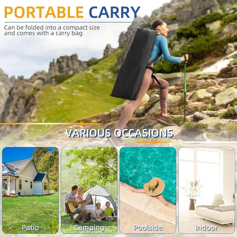 Comes with Carry Bag for Convenient Camping Mobility or other uses.