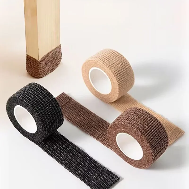 4PCS Moving Furniture Helper Table Leg Protection Tape Self-adhesive Anti Slip Shock-absorbing Non-woven Fabric Table Leg Tape