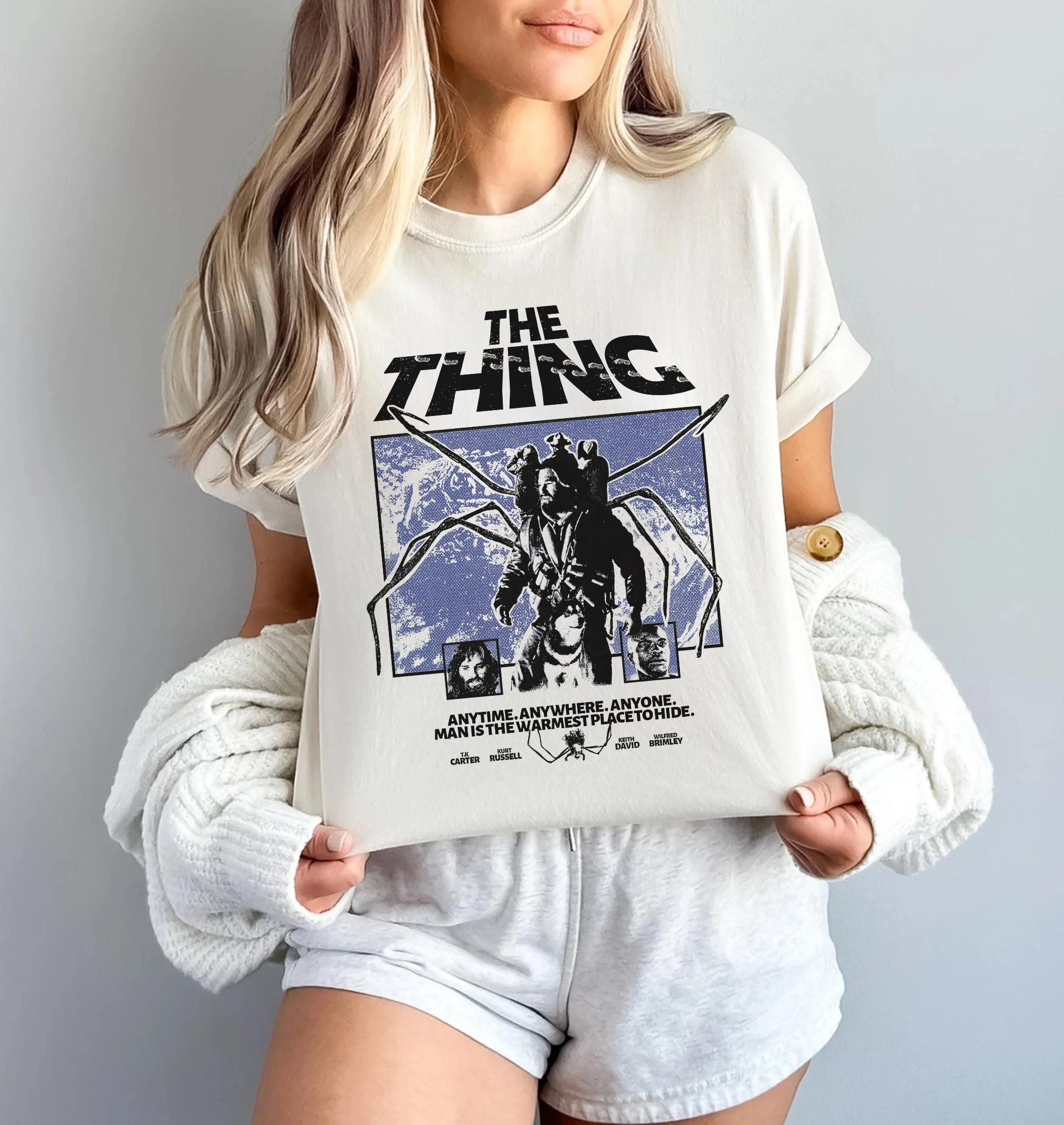 Kaus Poster Film The Thing Kau - Poster Men Fashion ulasan dan harga