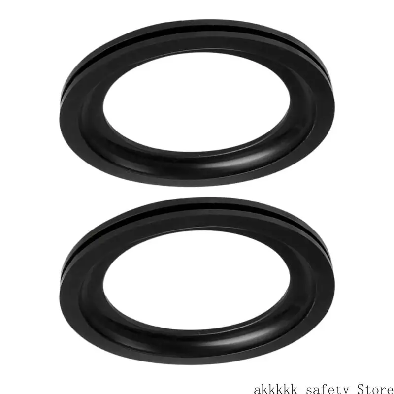 

Friendly Rubber Gasket Prevents Leaks Odors Quick Fitting for Camping Toilet XXFF