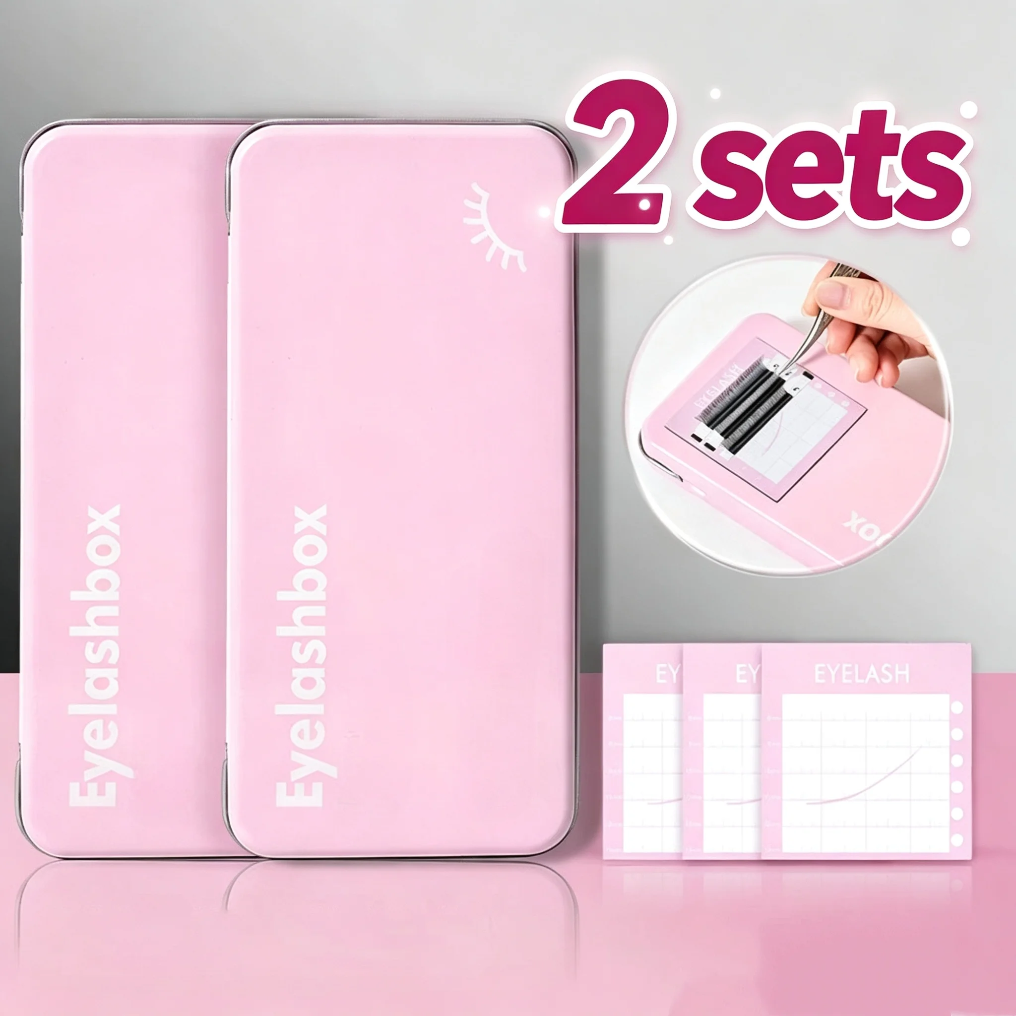 Eyelash Extension Japanese Style - 2 sets of Magnetic Eyelash Extension