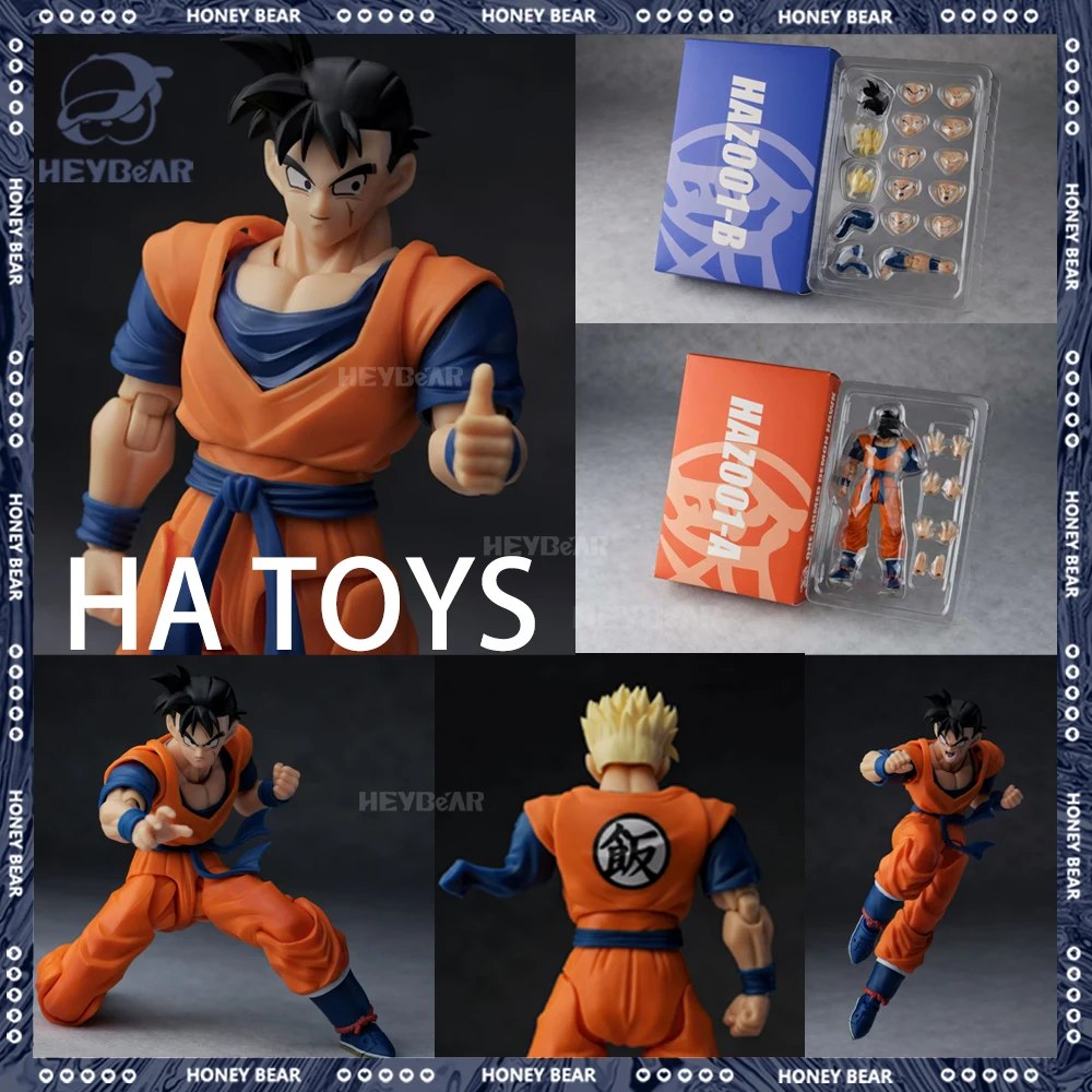 NUEVO HA TOYS Figura de Acción de Son Gohan con un Solo Brazo, Dragon Ball, Brazo Faltante, Gohan Héroe Águila, Figuras HAZ001, Juguetes Coleccionables de PVC, Regalos