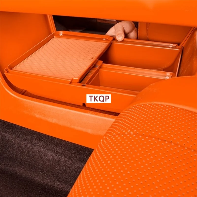 Fit For GWM Wey 07 2023 + Car Style Central Control Storage Box Compartment Organize Tray Cover Protector Decoration Accessories