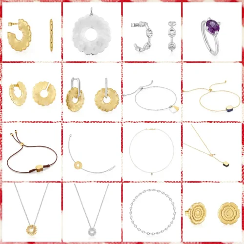 최신 스페인 보석 자수정 반지 펜던트, 조정 가능한 매력 팔찌 목걸이, 레이디 생일 깜짝 선물 