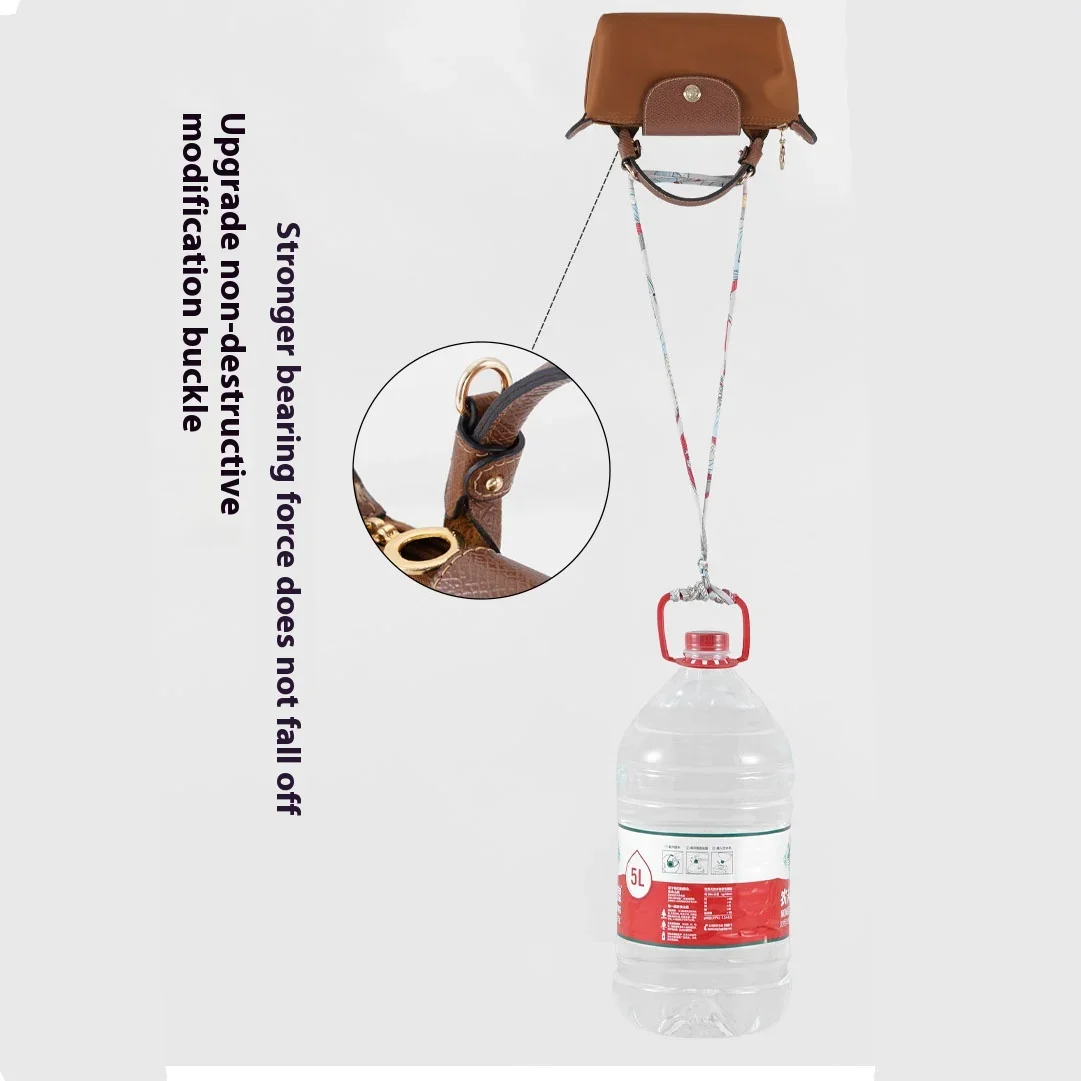 NEW Bag Strap For Longchamp Mini Shoulder Strap Dumpling Crossbody Bag Perforated Conversion Accessories Punch-free Bag Strap