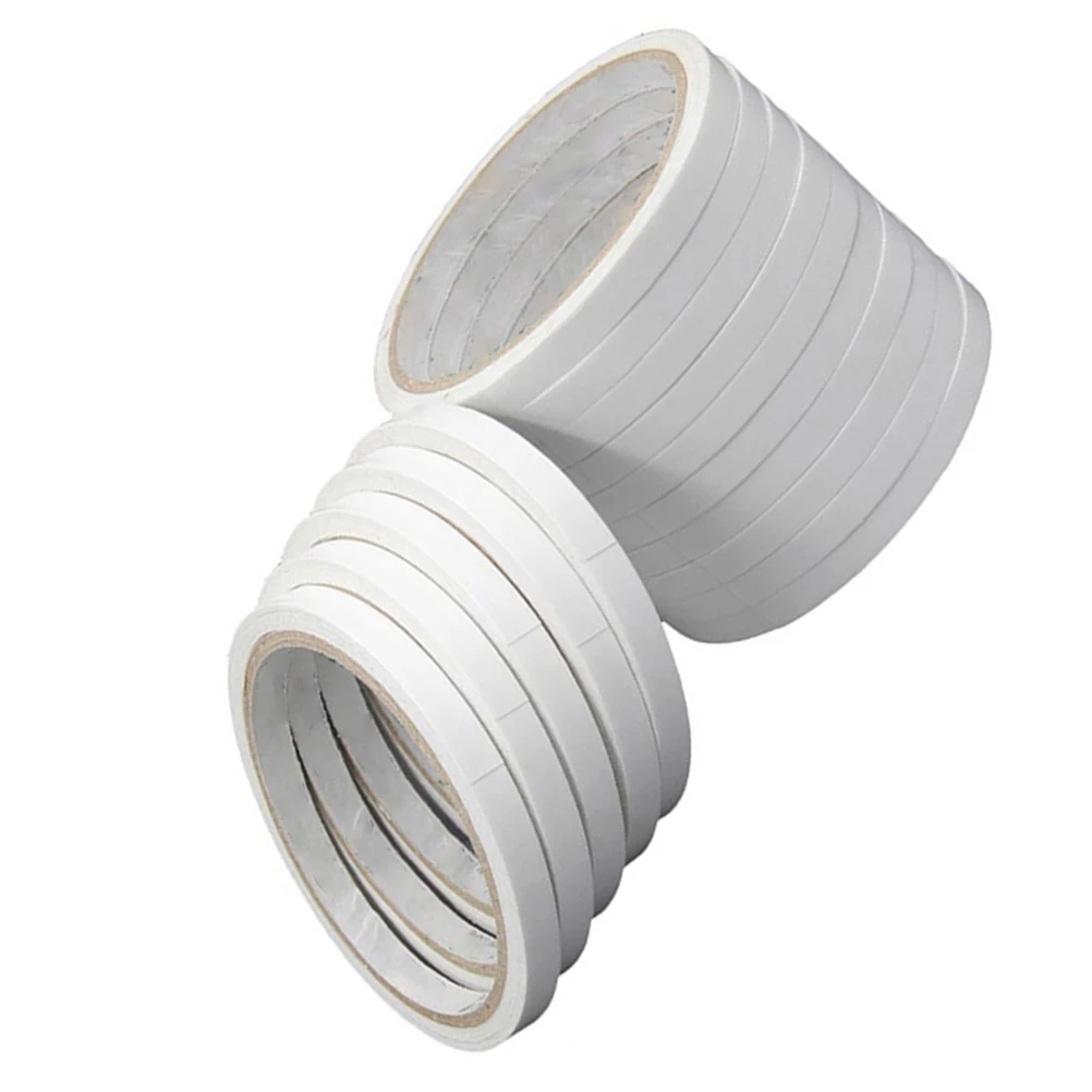 

20pcs Double Sided Adhesive Tape 1cmx8m Hot Melt Office Supplies Craft DIY Scrapbook Sewing Hemming Strong Viscoity Sticky