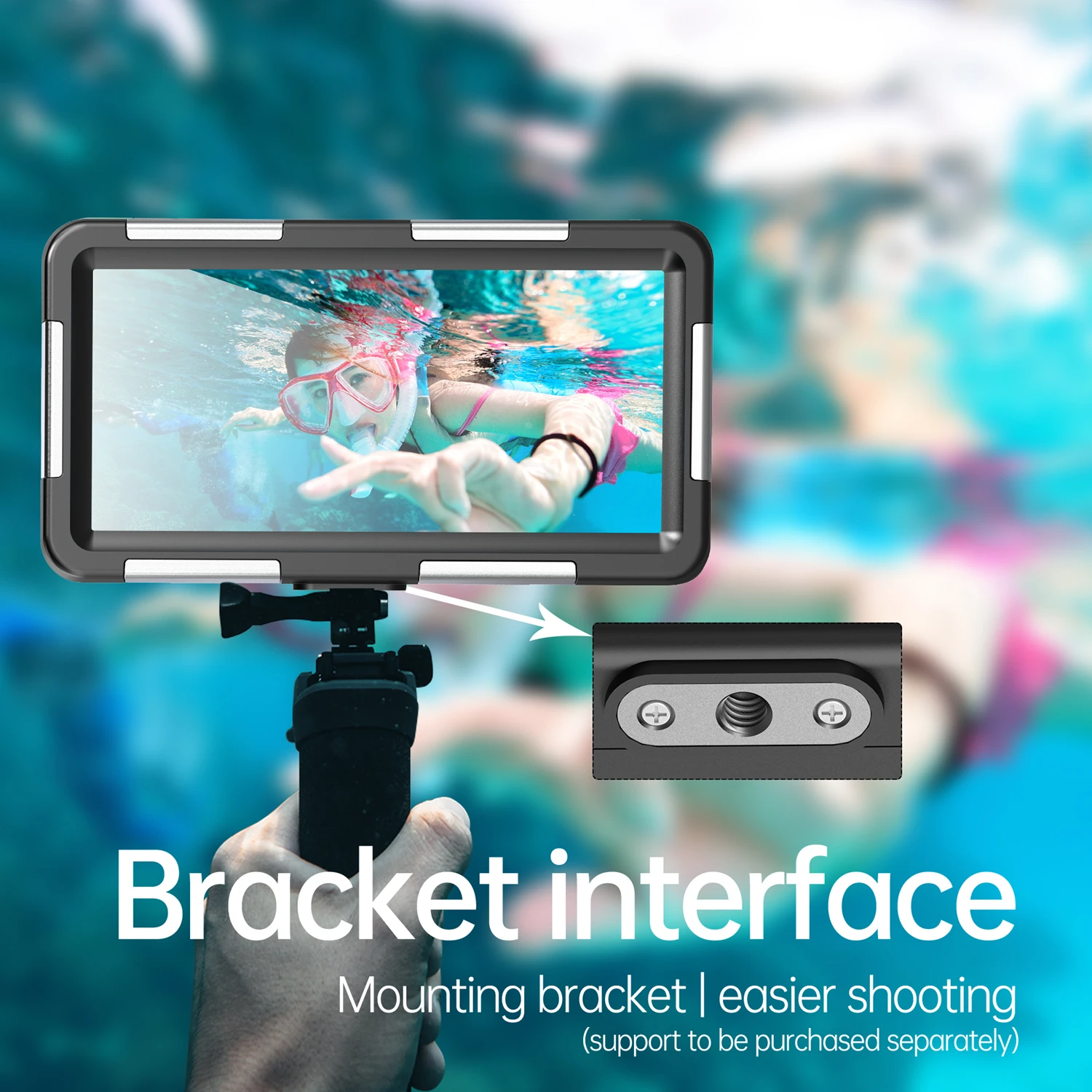 15M Professionelle Tauchen Telefon Fall Für Samsung S25 Ultra S24 A16 Unterwasser Entwickeln Wasserdichte Fällen Für iPhone 15 14 16 Pro Max – Detail 4