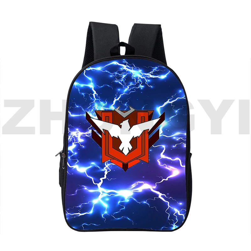 Fashion 3D Anime Free Fire Garena Backpacks for Teenager 16 Inch Canvas Double Cartoon Free Fire Game Bags Kids Back To School